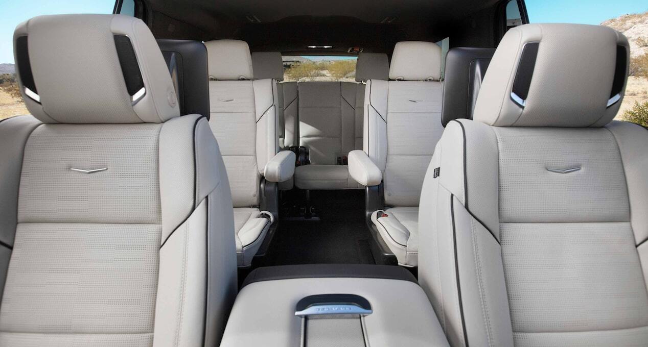 The 2022 Cadillac Escalade interior comes with Enhanced Automatic Emergency Braking, versus the 2021 Cadillac Escalade offers this as optional. Get in touch with your car dealer in Louisville, KY, today to experience the Luxury Cadillac Escalade Interior, designed without compromise for the discerning customer.