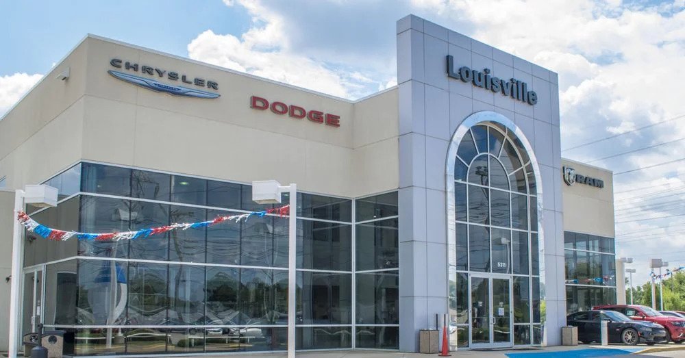 The Louisville Chrysler Dodge Jeep Ram dealership in Louisville, KY.