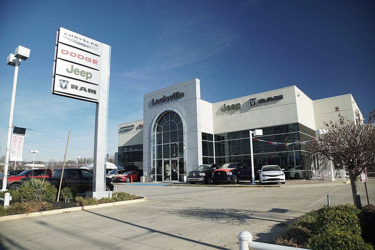 Louisville Chrysler Dodge Jeep RAM dealership is your one-stop for all things Chrysler, Dodge, Jeep, and RAM vehicles. Our experienced sales team will be happy to assist you with any questions regarding our inventory or the car-buying process!