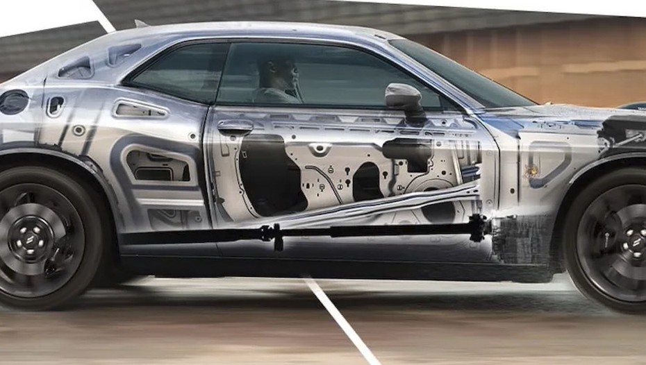 With great power comes great responsibility: the Challenger car range from Columbia Chrysler Jeep Ram FIAT. the Dodge Challenger brings safety to the fore.