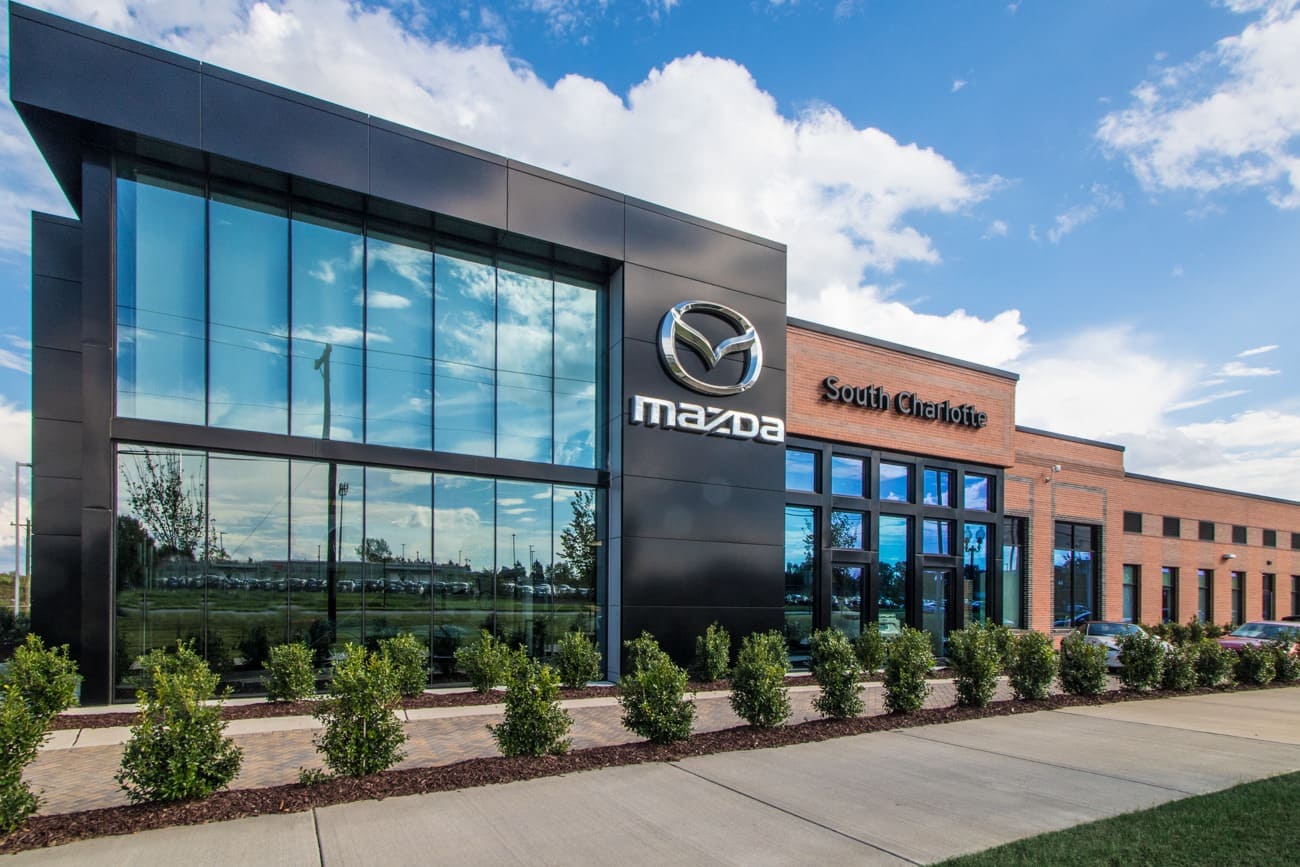 Mazda of South Charlotte in Charlotte, North Carolina, is the place to go for all your Mazda needs. We offer the latest Mazda models, financing solutions, and certified services. Our award-winning customer service is second to none, and we strive to ensure that every customer leaves our dealership satisfied. Visit us today and experience the Mazda of South Charlotte difference! We guarantee you won't be disappointed.