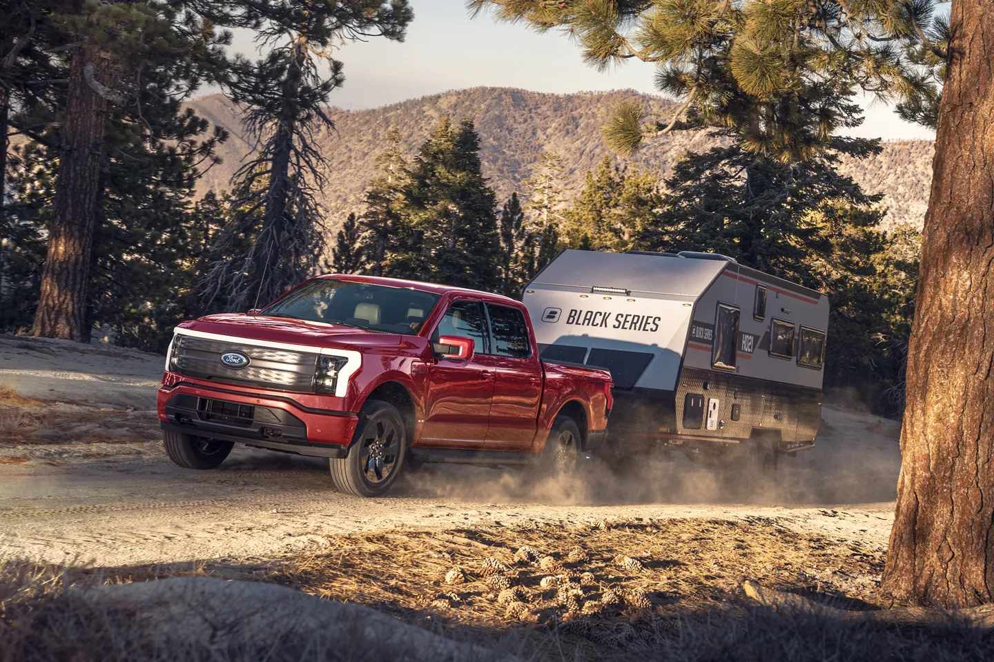 The 2022 Ford F-150 Lightning® combines ruggedness, capability, and efficiency to get the job done right. Experience the lightning power of this legendary truck. The Ford of Franklin lot has a full selection of F-150 Lightning on their showroom floor, ready to be driven away today.