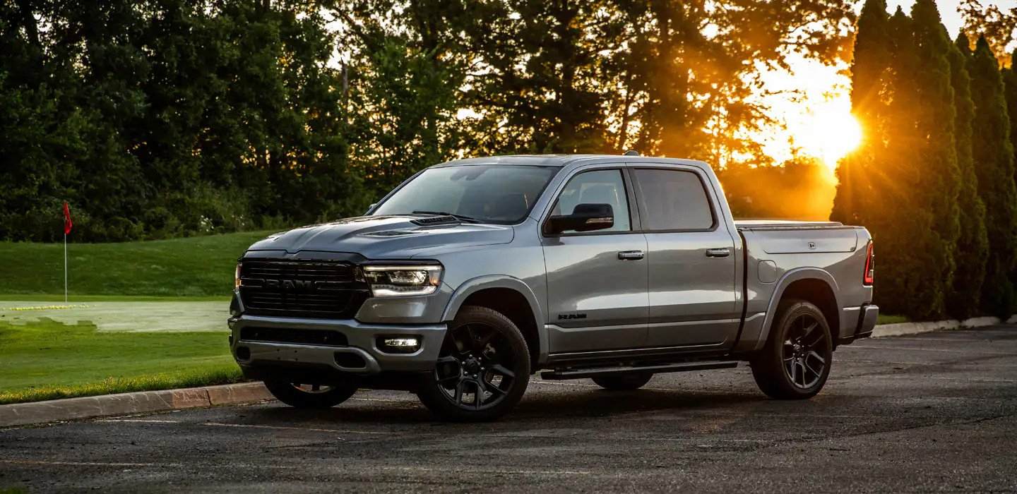 Check the towing capacity of your RAM 1500 Truck towing car and find out what size wheels and tires your specific truck can tow in Franklin, Tennessee.