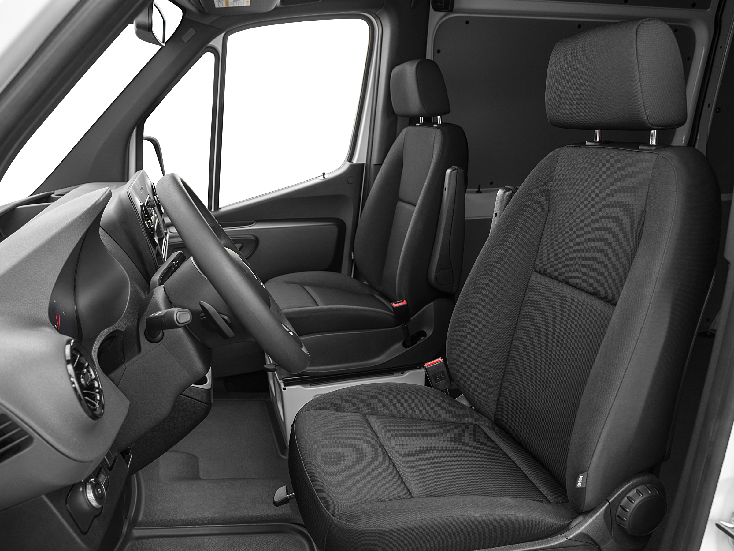 Mercedes-Benz Sprinter Van Interior showing available space