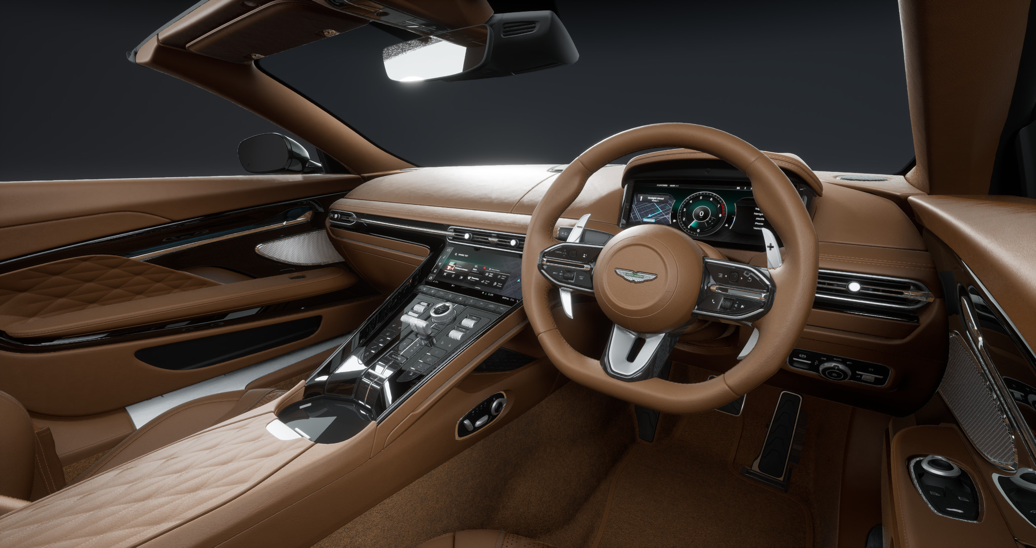 Advanced Technology in Aston Martin DB12 Volante .