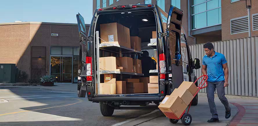 Ram ProMaster cargo van showcasing performance and versatility at Newnan Peachtree Chrysler Dodge Jeep Ram