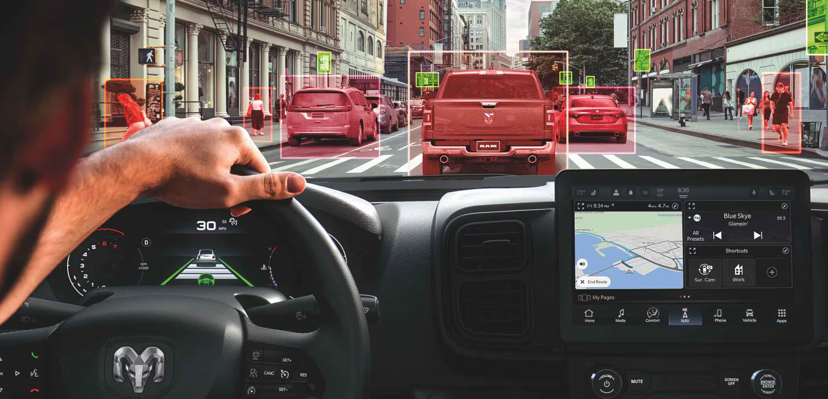 Ram ProMaster cargo van featuring advanced safety technology at Newnan Peachtree Chrysler Dodge Jeep Ram