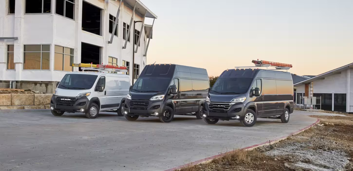 Ram ProMaster commercial vehicle at Newnan Peachtree Chrysler Dodge Jeep Ram