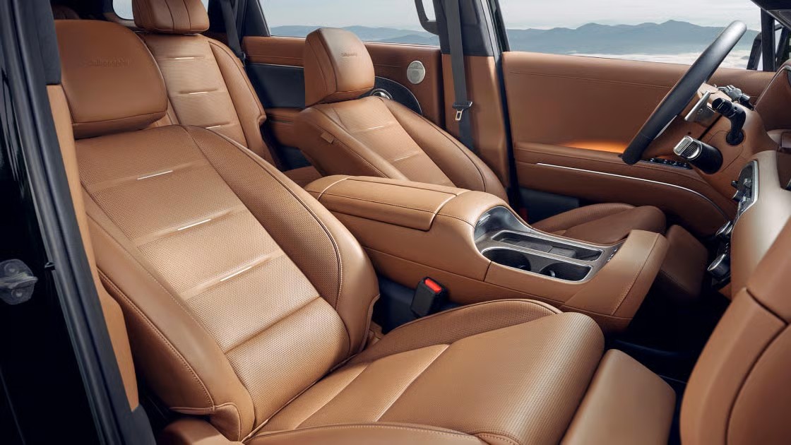Relaxation seats reclined inside the 2026 Hyundai Palisade at AutoFair Hyundai of Manchester