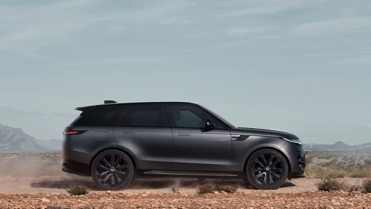 2026 Range Rover Sport side profile Orlando FL, Range Rover Sport Stealth Edition side view Florida, luxury SUV athletic silhouette Central Florida, Range Rover Sport dynamic design Kissimmee, premium SUV profile Land Rover South Orlando