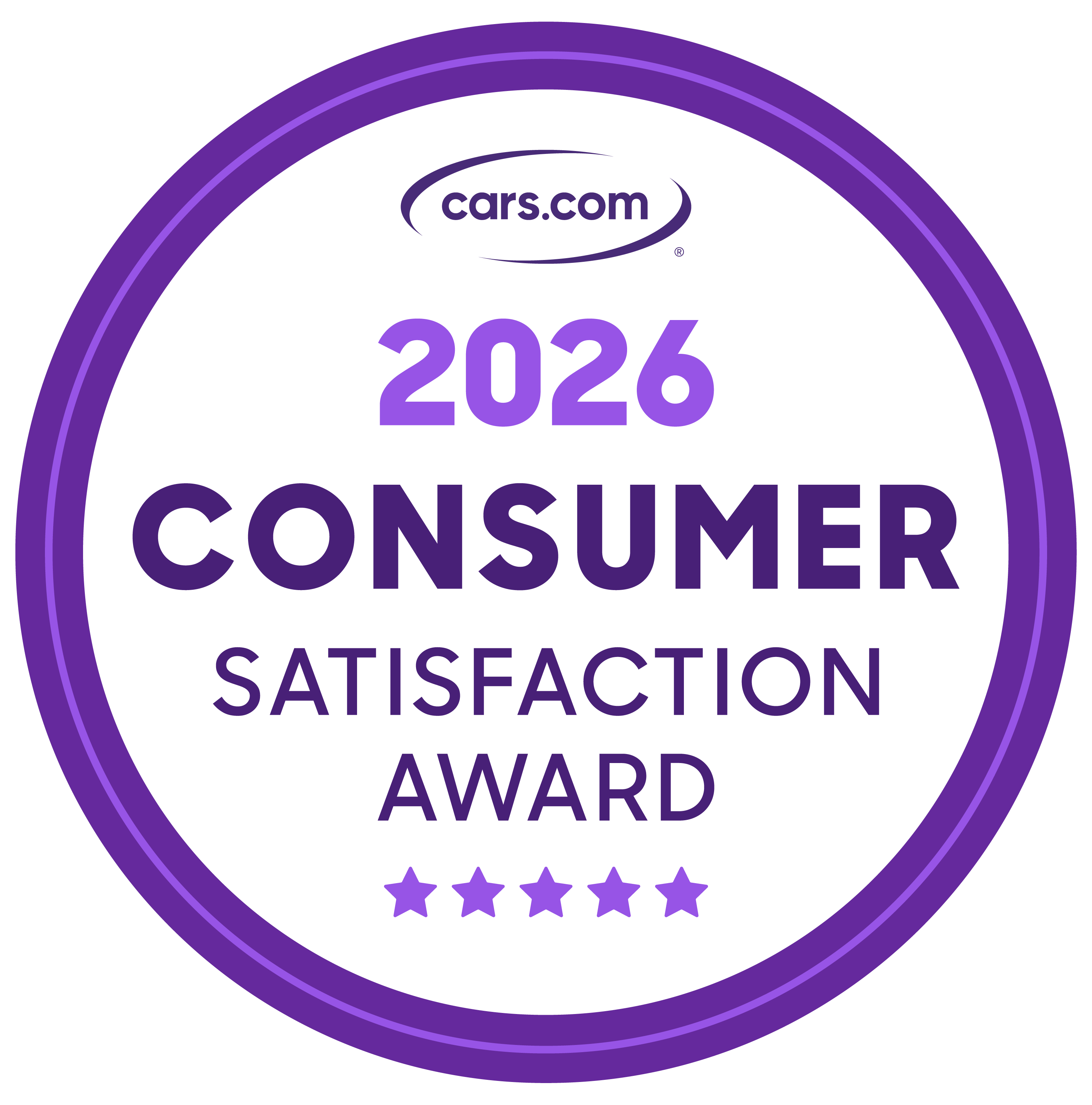 2026 Consumer Satisfaction Award Seal