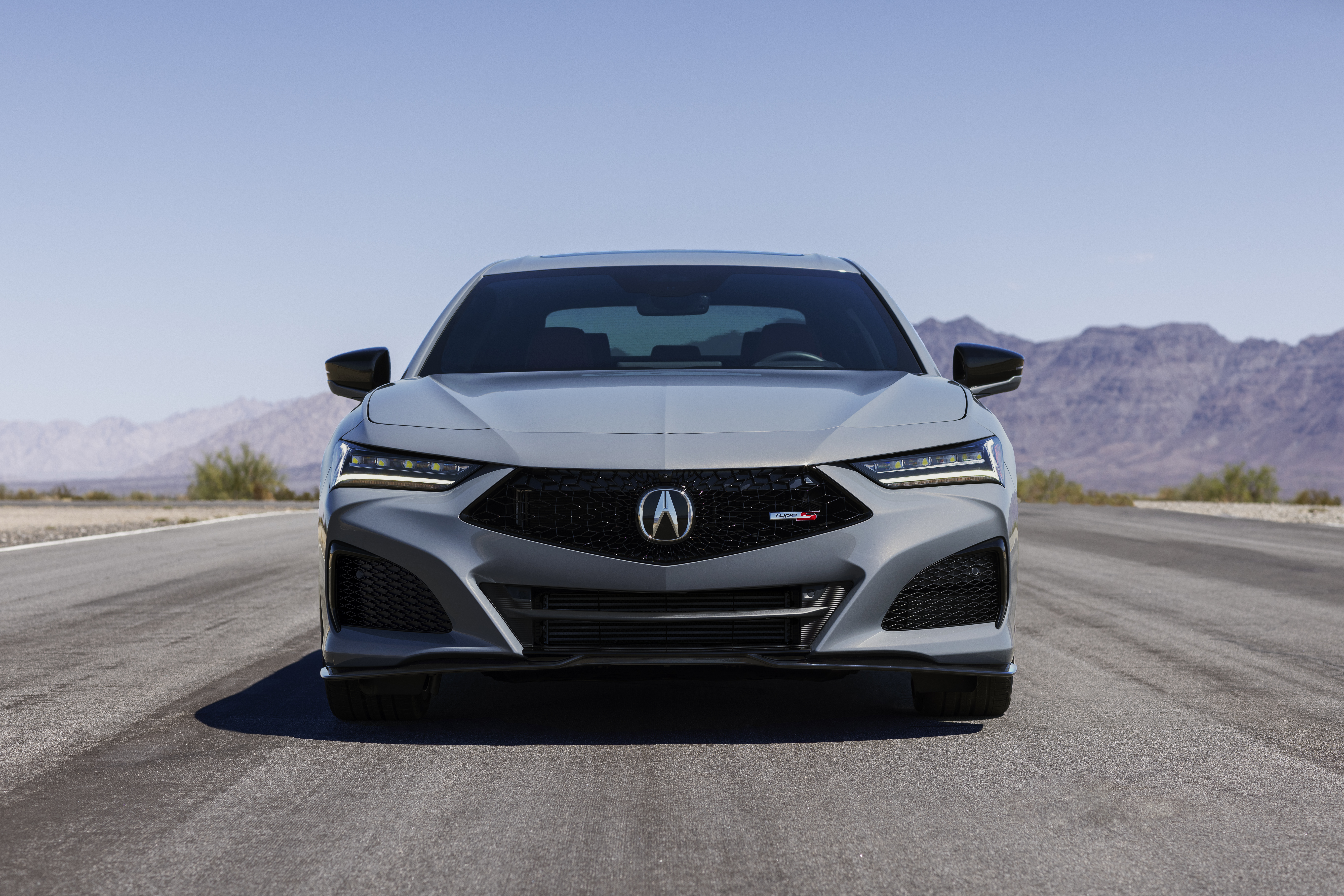 Acura TLX front view showcasing Precision Crafted Performance