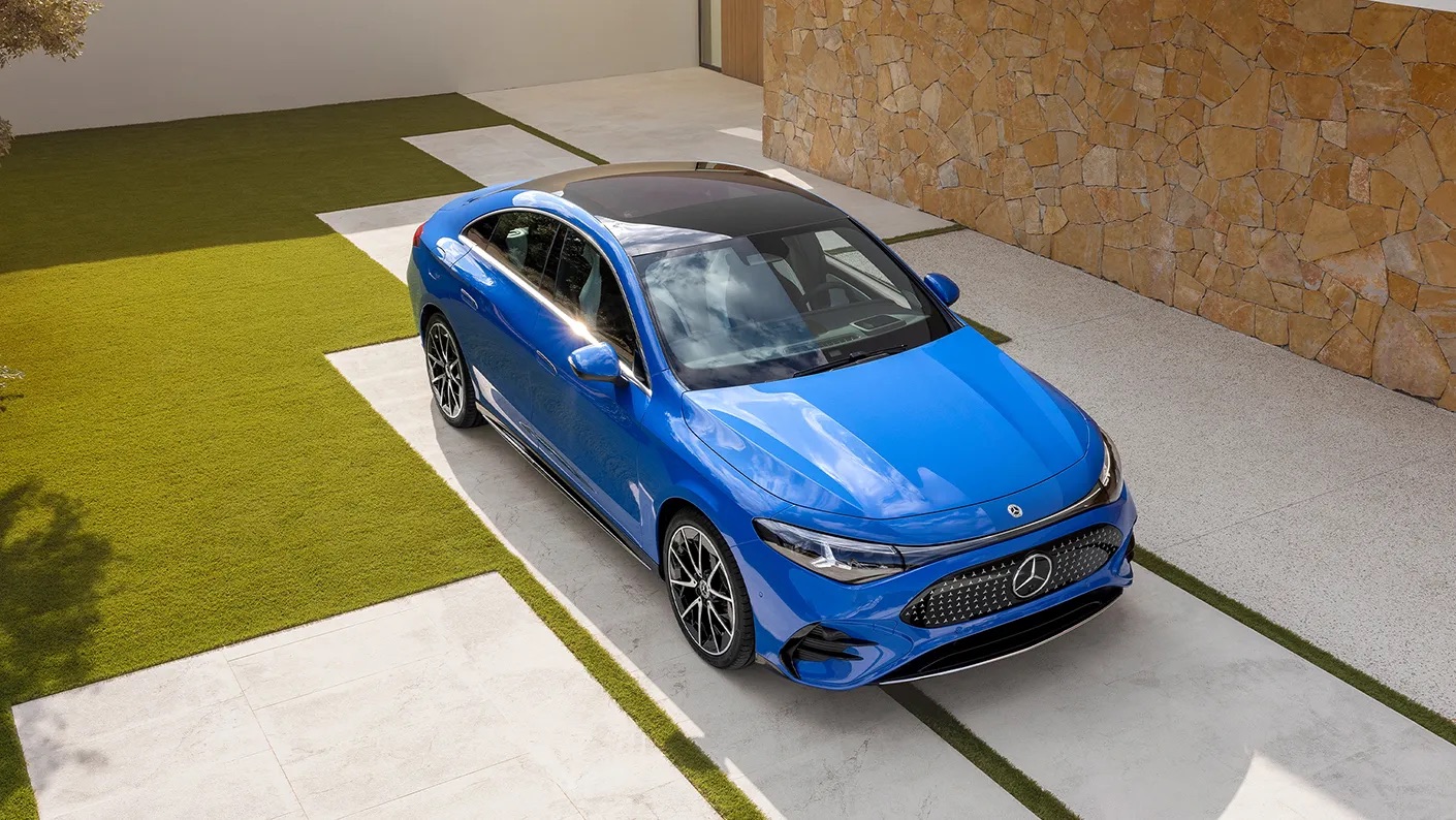2026 Mercedes-Benz CLA electric-first design sedan on driveway | Mercedes Modellek, Mercedes-Benz Latest Models, Latest Benz Models, Types of Benz, Mercedes EQ CLA