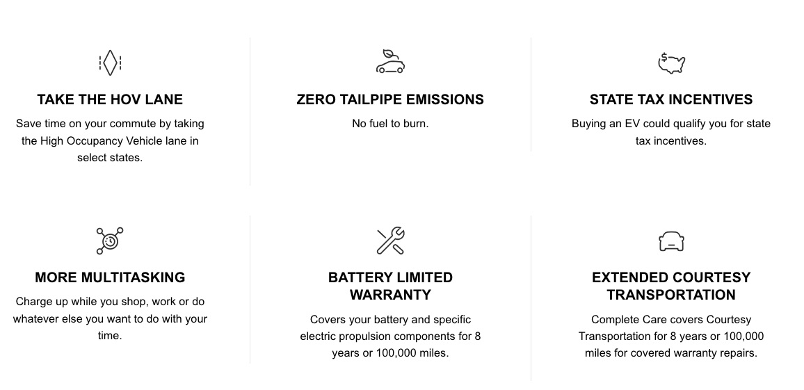 EV or Hybrid Vehicle Benefits