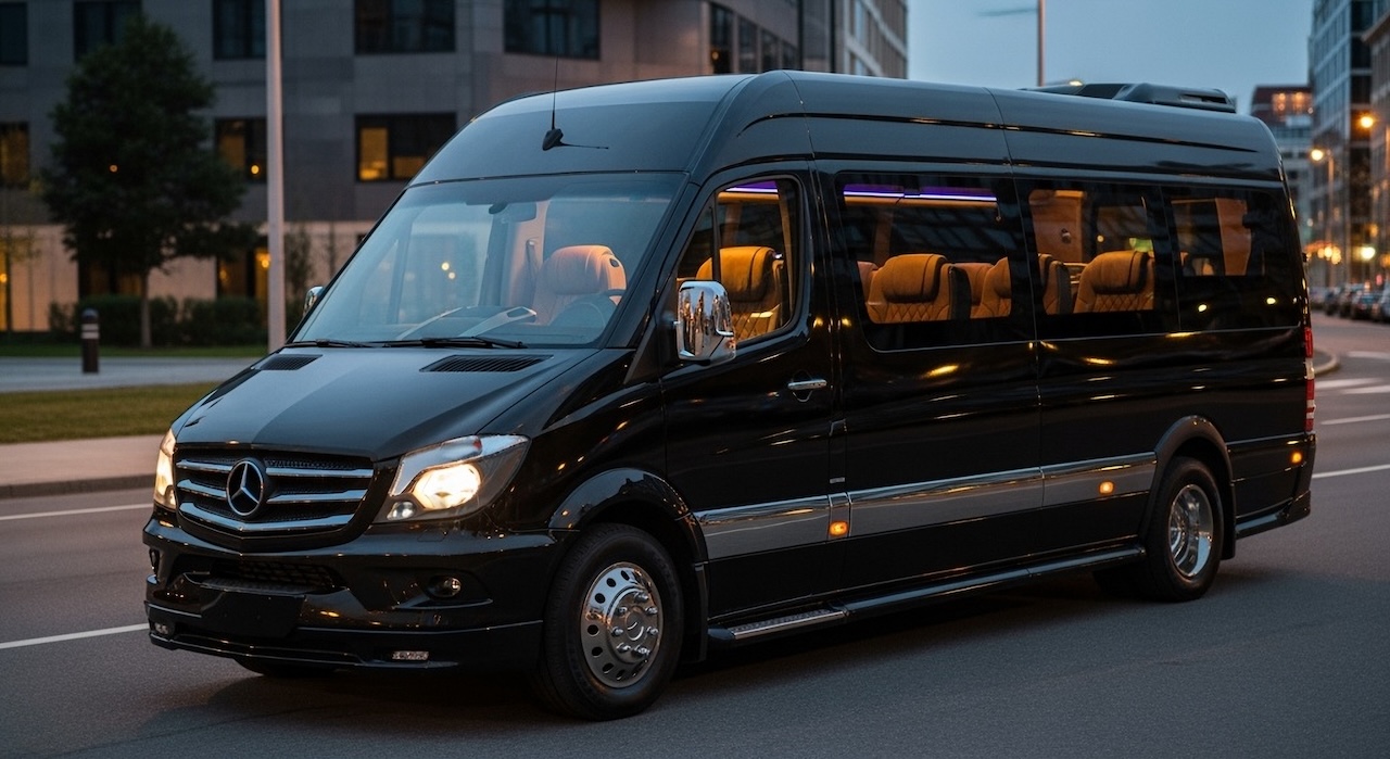 Luxury mini bus transportation for cruising the Kentucky Bourbon Trail in style, featuring VIP group travel between distilleries with NICS Horsepower Louisville, KY and upscale bourbon tour transportation that makes the trip unforgettable.