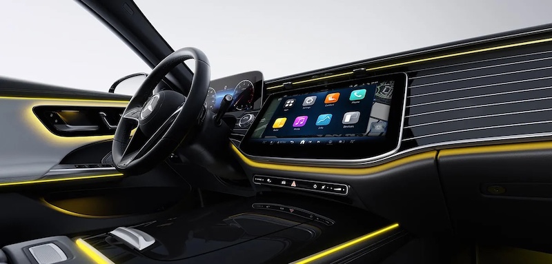 Mercedes-Benz Infotainment Screen Display