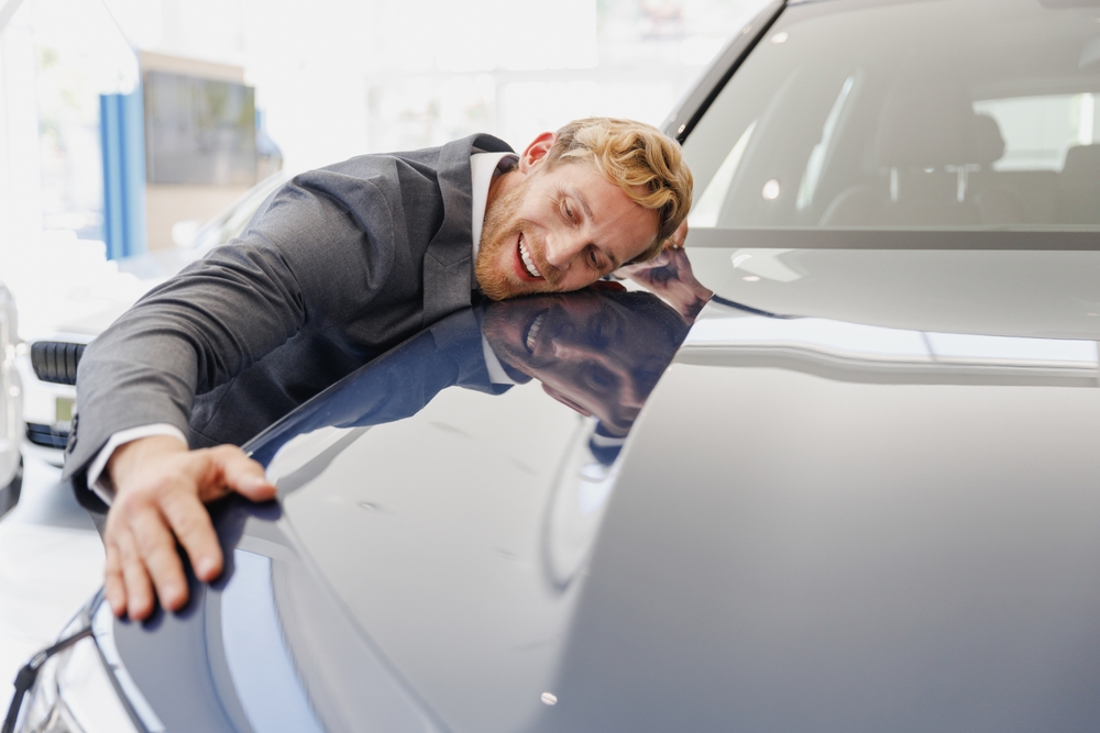 Happy customer after Athens GA auto repair, collision repair satisfaction Athens Collision Center, restored vehicle Athens Georgia, professional car repair experience, high quality auto body work Athens, Ford certified collision shop Athens GA