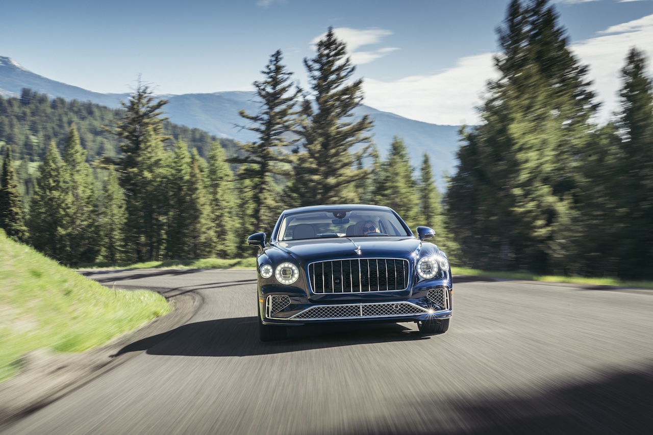 Bentley Flying Spur front road view near Naples, FL