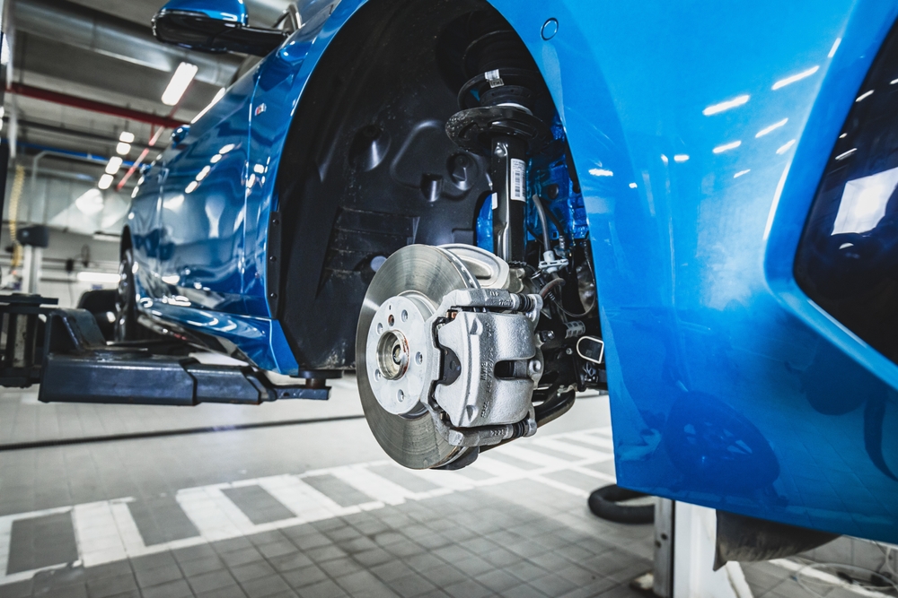 BMW brake rotor inspection Freeport NY, exposed brake components BMW, BMW of Freeport service center brake repair, certified BMW brake maintenance Long Island, rotor and caliper check BMW dealership