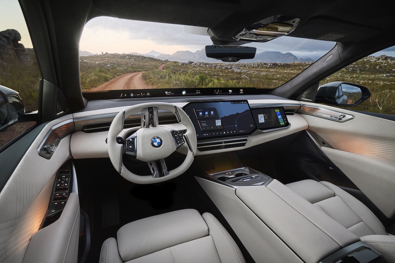 Interior view of the 2027 BMW X5 showing the redesigned cabin and seating