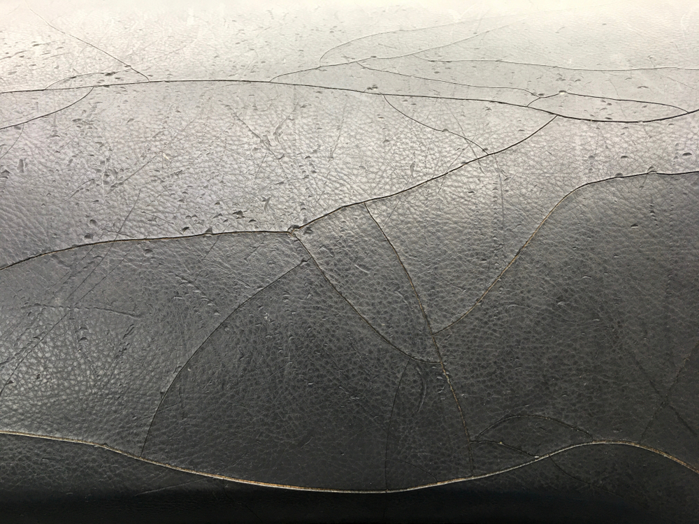 Cracked dashboard leather from Florida heat, Mazda interior sun damage Daytona, protect dashboard and seats, UV protectant for Mazda interior, windshield sunshade benefits, Mazda infotainment screen protection, interior restoration Daytona Mazda Service