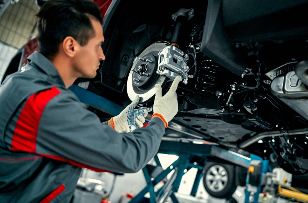 Certified Nissan technician brake inspection Gainesville, genuine Nissan brake pad service, Gainesville Nissan service center, back to school car maintenance FL, professional brake repair Gainesville Florida