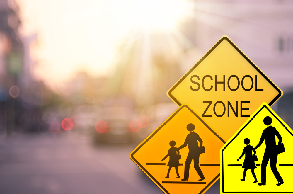 Gainesville school zone signs, school traffic safety tips, Nissan brake check for school zones, back to school vehicle inspection Florida, school zone awareness Gainesville FL, Nissan safety tips for parents