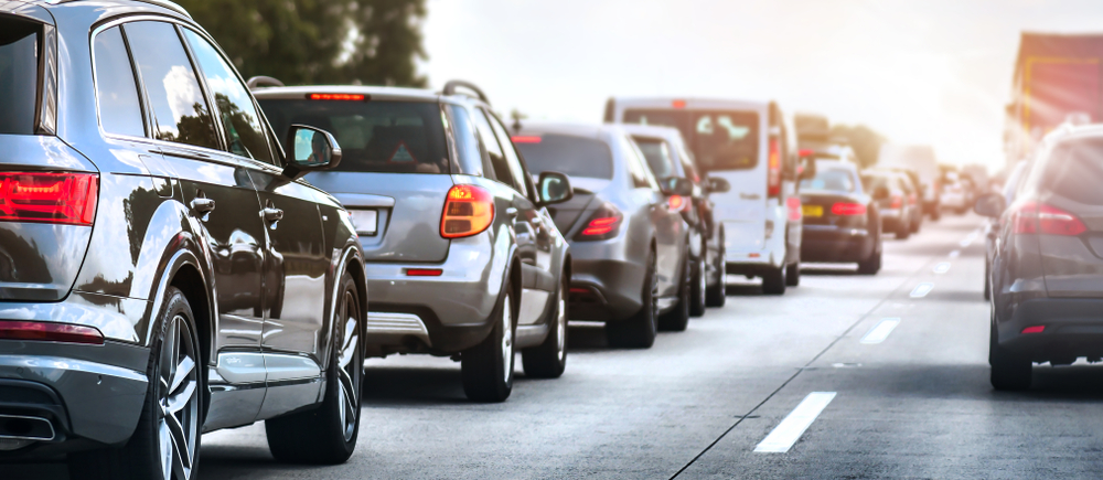 Louisville highway traffic jam, Honda brake stress summer driving, I-64 I-65 I-71 Louisville traffic congestion, Honda Civic brake wear in city traffic, stop-and-go highway driving Honda brakes, Honda service Louisville KY, brake inspection needed road trip