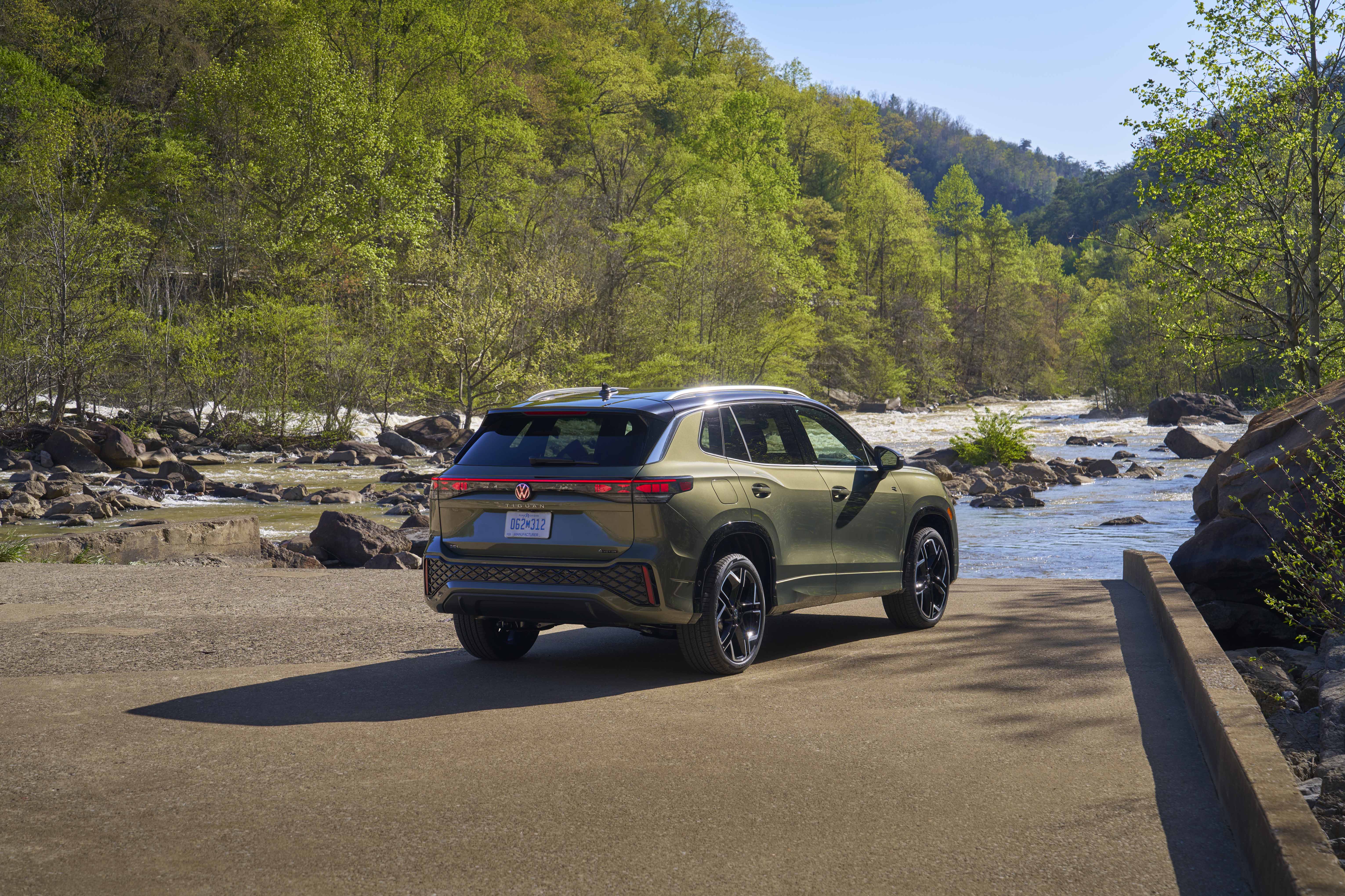 The 2025 Volkswagen Tiguan features a cutting-edge dashboard and touchscreen system designed for modern driving near Concord, NC.