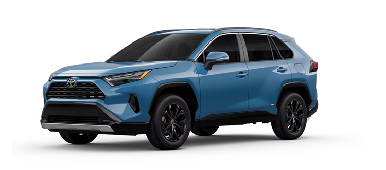 Toyota RAV4 Hybrid Model In Motion