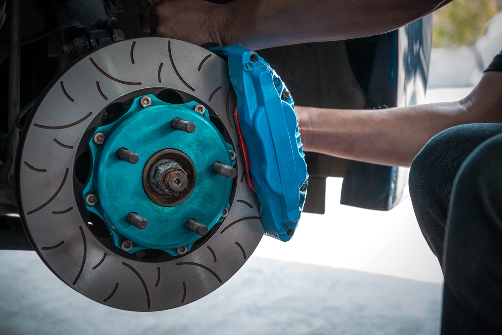 Mercedes-Benz brake service Long Island, Massapequa certified Mercedes brake inspection, high-performance brake caliper Mercedes-Benz, back to school vehicle safety check NY, Mercedes stopping power maintenance Amityville