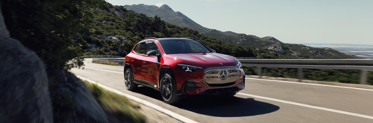 2028 Mercedes-Benz Electric GLA SUV, an upcoming model at Mercedes-Benz of Naples
