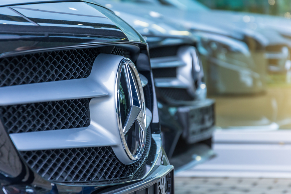 Mercedes-Benz of Bonita Springs showroom, luxury Mercedes SUVs and sedans, GLC GLE GLS E-Class EQ models, Southwest Florida luxury dealership