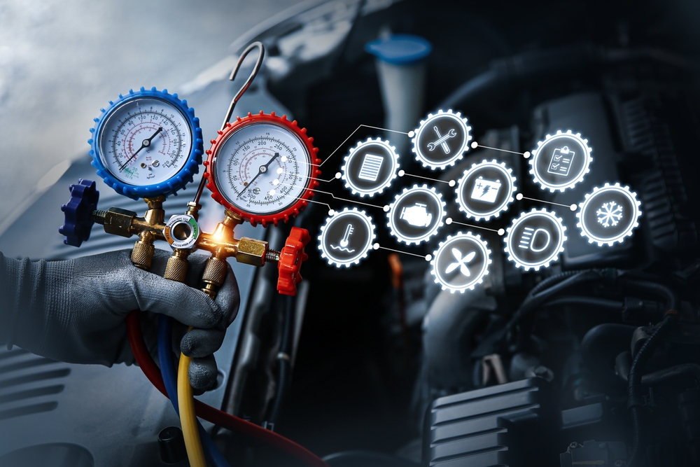 Naples Nissan A/C service, AC pressure gauge check Naples FL, certified Nissan technicians Naples, fast Nissan AC recharge, Nissan Rogue AC repair, Nissan Altima air conditioning service, Gulf Coast Nissan cooling system maintenance, tropical heat car AC test