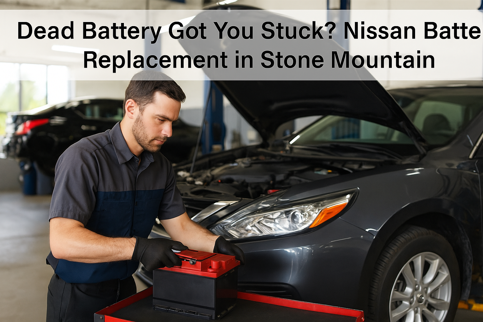 Nissan battery replacement service in Stone Mountain GA, certified Nissan battery installation, quick battery diagnostics, Nissan Rogue battery service, Nissan Altima battery replacement Stone Mountain, Nissan Sentra battery issues, Georgia car battery replacement experts, affordable Nissan battery service Stone Mountain, genuine Nissan parts installation, safe battery disposal, professional Nissan battery service Stone Mountain, car battery warning signs, battery terminal corrosion check, premium AGM Nissan battery service Stone Mountain, Nissan service appointment Stone Mountain GA, Nissan dealership certified battery service, top rated battery replacement Stone Mountain, Nissan battery service specials, Nissan maintenance tips Stone Mountain, Nissan Pathfinder battery replacement, Nissan Maxima battery check, trusted car battery experts Stone Mountain GA, quick Nissan battery installation services, vehicle system checks post battery install, battery testing and diagnostics Stone Mountain, Georgia heat battery lifespan considerations, Stone Mountain automotive service center, Nissan battery life expectancy Stone Mountain, Nissan battery troubleshooting, professional Nissan car care Stone Mountain