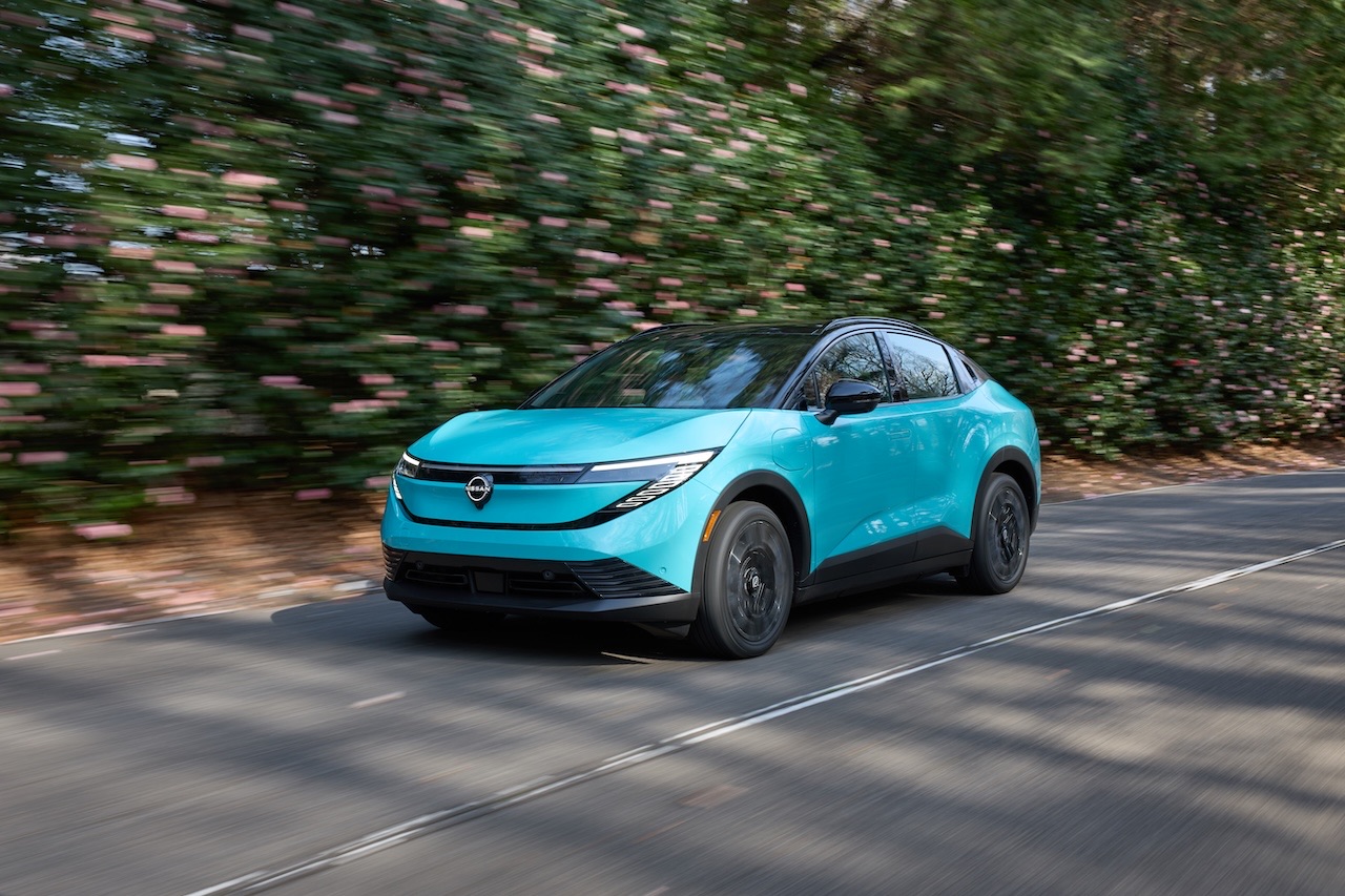 Nissan LEAF electric vehicle available at South Colorado Springs Nissan in Colorado Springs, CO