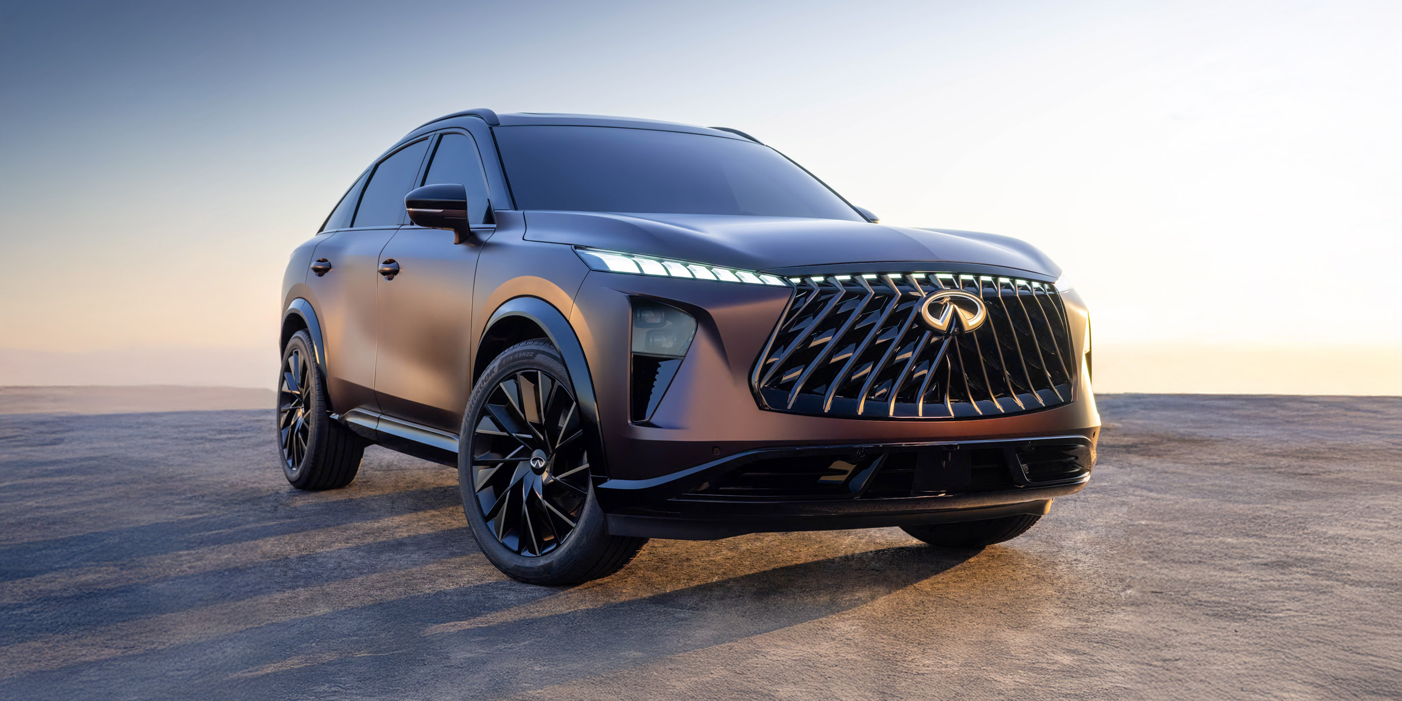 INFINITI QX65 Monograph Concept showcasing its sleek, modern design