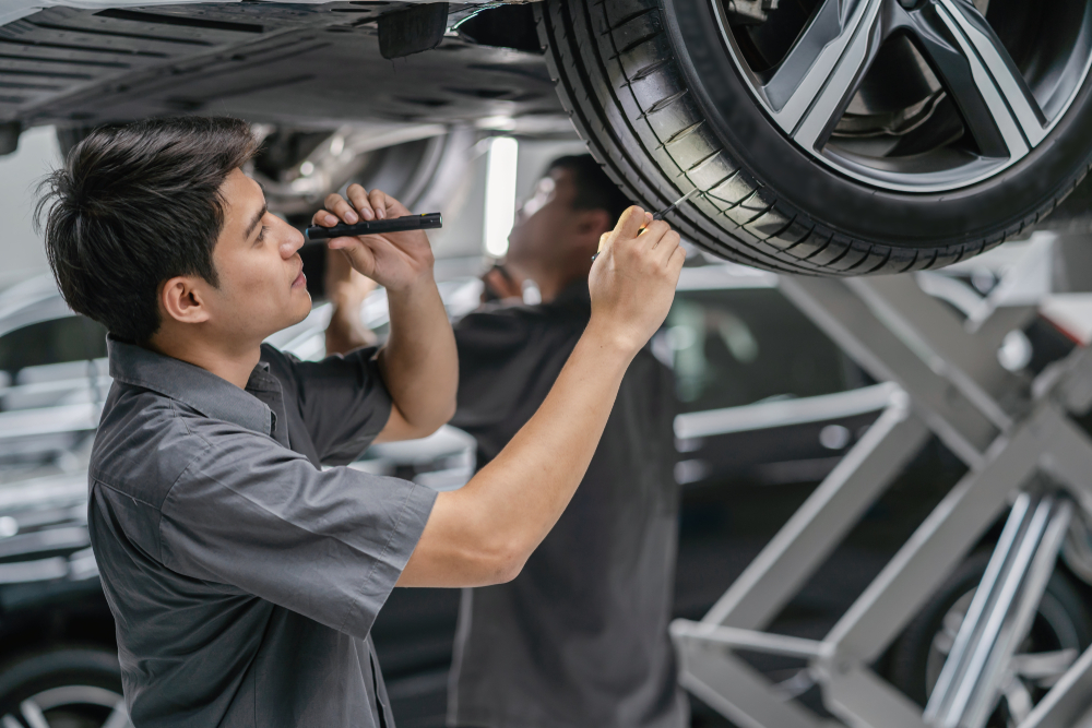Mazda tire inspection by certified technician, Daytona Mazda service center tire safety check, tire wear check Mazda CX-5 CX-90, Daytona Beach tire maintenance, professional Mazda tire inspection