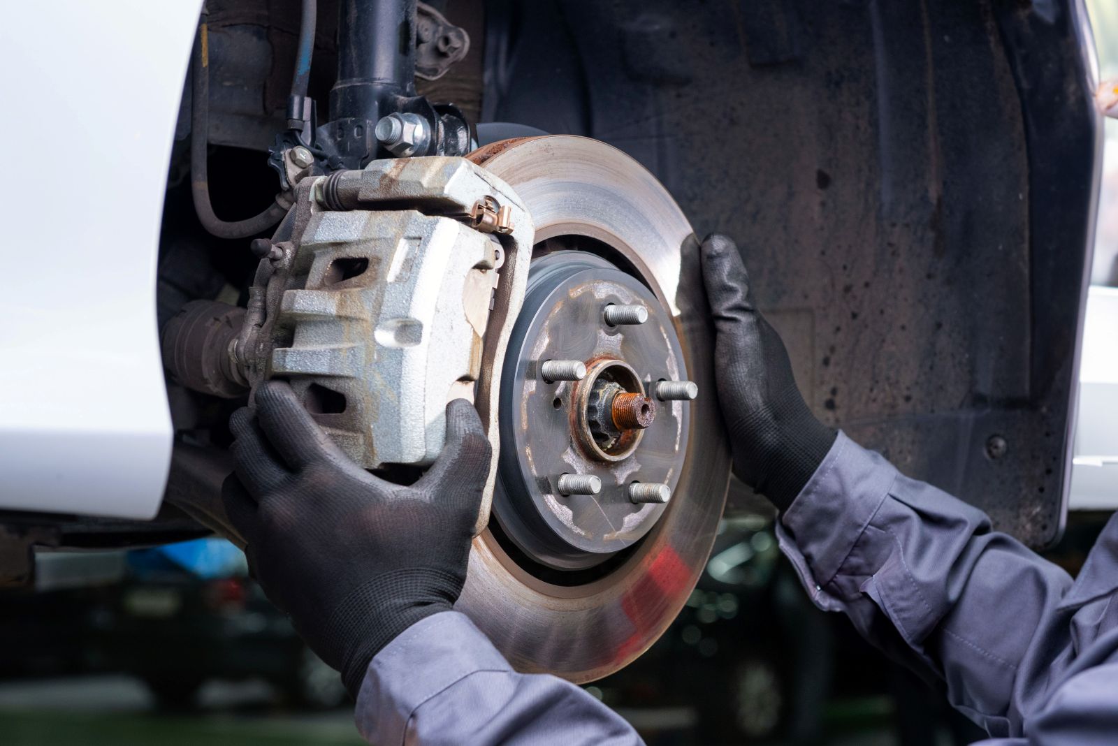 Toyota brake inspection at Toyota of Cool Springs Service Center in Franklin, TN